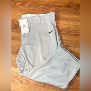 Nike Team Women's 2XL Gray Knicker 3/4 Lenght Softball Pants NEW